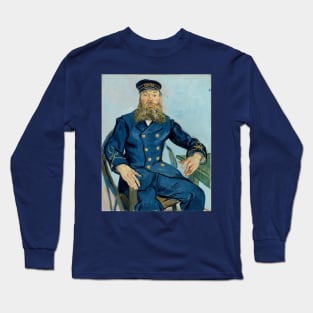 Portrait of the Postman Joseph Roulin by van Gogh Long Sleeve T-Shirt